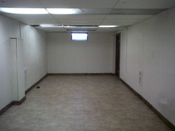 basement living area